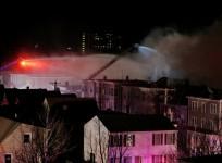 10-alarm fire engulfs buildings in Cambridge, Massachusetts