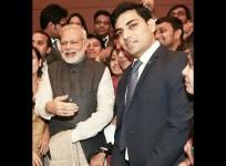 Sandeep Choudhary and Narendra Modi