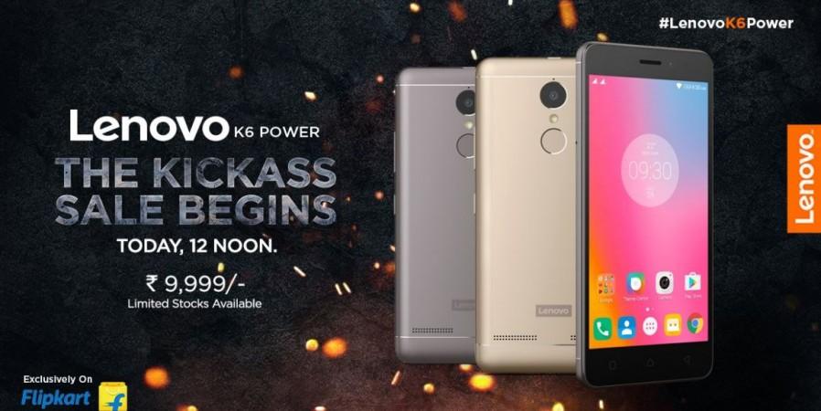 Lenovo K6 Power goes on sale in India via Flipkart Lenovo K6 Power goes on sale in India via Flipkart