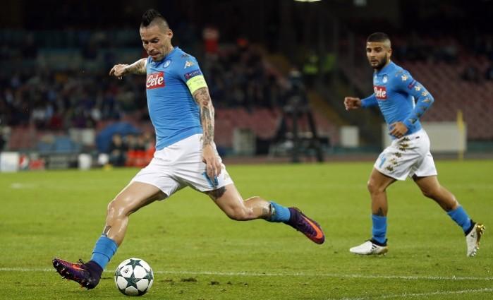 Marek Hamsik will be the player Napoli look to in order to help them qualify for the last 16 of the Champions League Marek Hamsik Napoli