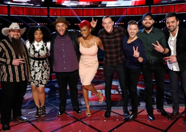 "The Voice" Season 11 (USA) 2016 semi-finalists