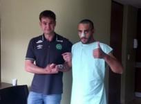 Chapecoense plane crash survivor Alan Ruschel seen walking