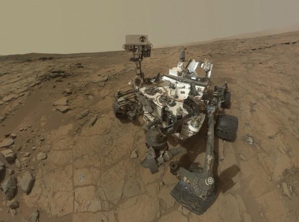 This self-portrait of NASA's Mars Curiosity rover is shown in this NASA handout composite image released May 30, 2013. Curiosity is on the road toward Mount Sharp, the primary target of a planned two-year mission to search for habitats that could have supported life, NASA officials said June 5, 2013 NASA's Mars Curiosity rover