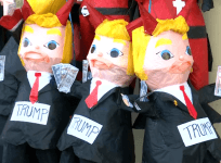 Trump devils burned in Guatemala ceremony