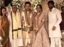 Akhil Akkineni and Shriya Bhupal engagement