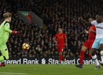 Loris Karius Nathaniel Clyne Liverpool Michail Antonio West Ham