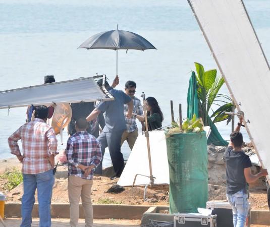 Yami Gautam shooting for Sarkar 3 Yami Gautam in Sarkar 3