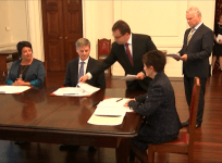 Bill English sworn in is as New Zealand’s new prime minister