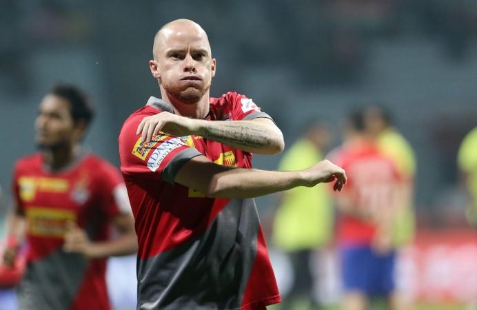 Iain Hume while playing for ATK atletico de kolkata