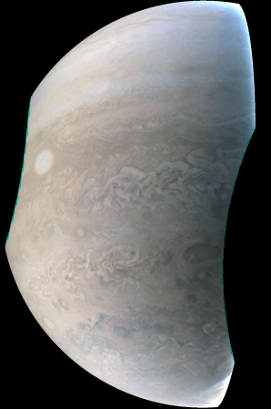 NASA's JunoCam captures spectacular images of Jupiter's 'string of pearls'. Jupiter's string of pearls