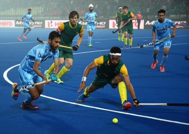 The India junior hockey team in action against South Africa in the competition After a narrow 2-1 victory over South Africa India will have to up their game in the quarter finals against Spain.
