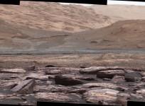 Color Variations on Mount Sharp, Mars