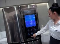 Smart home refridgerator by LG at the IFA Electronics show