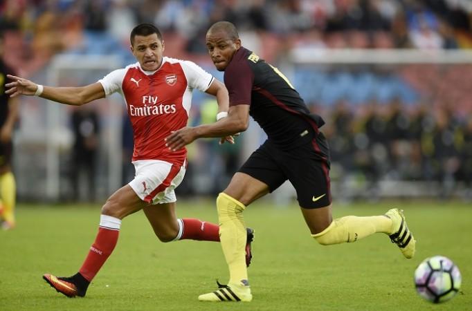 Arsenal and Manchester City clash in a match neither can afford to lose Alexis Sanchez Fernando Arsenal Manchester City
