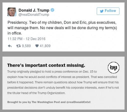 Trump tweet