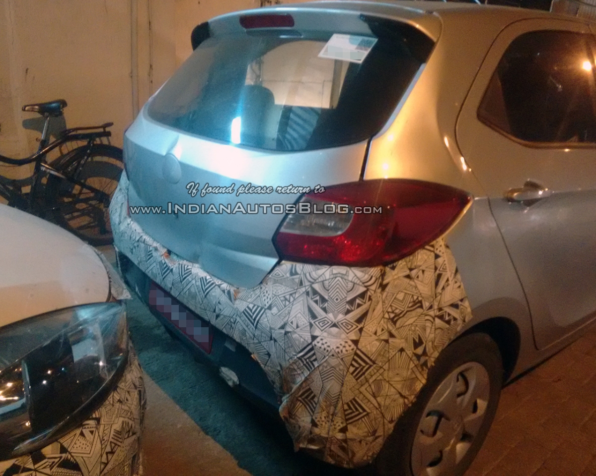 Tata Tiago AMT spied testing