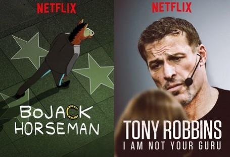 Bojack Horseman- Tony Robbins: I Am Not Your Guru is another unexpected TV series and movie combination. Bojack Horseman, Tony Robbins: I Am Not Your Guru