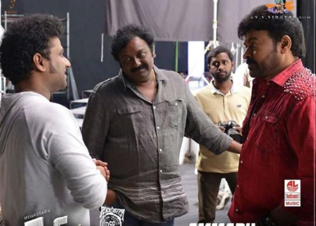 Making video of Ammadu Lets Do Kummudu from Chiranjeevi's Khaidi No 150 released online. Pictured: Khaidi No 150 Ammadu Lets Do Kummudu, Chiranjeevi, Khaidi No 150, Kajal Aggarwal, Devi Sri Prasad