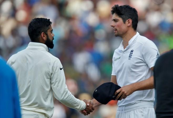 Virat Kohli and Alastair Cook Alastair Cook wont make decision now over England captaincy after India thrashing