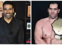 Akshay Kumar and The Great Khali