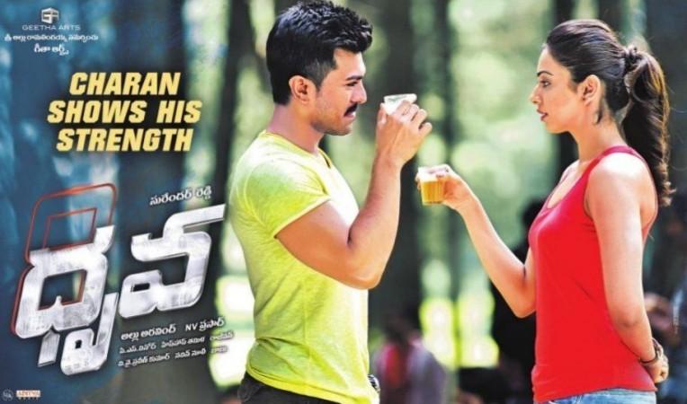 Dhruva 12-day box office collection: Ram Charan's film joins club of Rs 50 crore movies. Pictured: Dhruva still Dhruva, Ram Charan, Rakul Preet Singh, director Surender Reddy