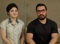 Zaira Wasim and Aamir Khan