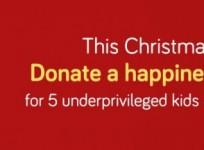 snapdeal happiness box, snapdeal donations, christmas celebrations, new year celebrations,