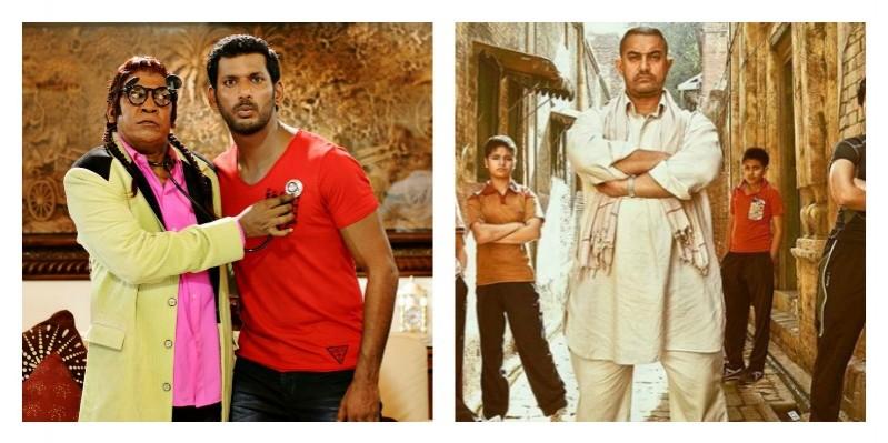 Vishal and Tamannaah Bhatia's latest movie Kaththi Sandai has come out with flying colours at the Chennai box office. Kaththi Sandai vs Dangal