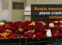 Russia holds day of mourning after Christmas Day plane crash