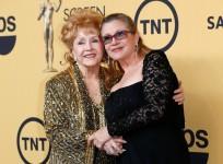 Debbie Reynolds and Carrie Fisher