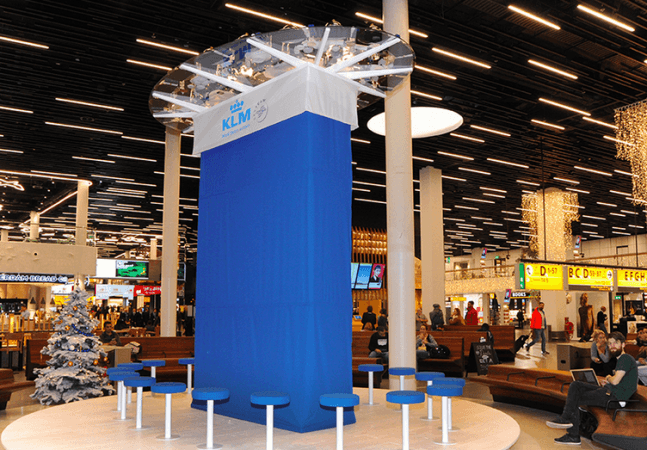 KLM's Bonding Buffet at Schiphol Airport, Amsterdam