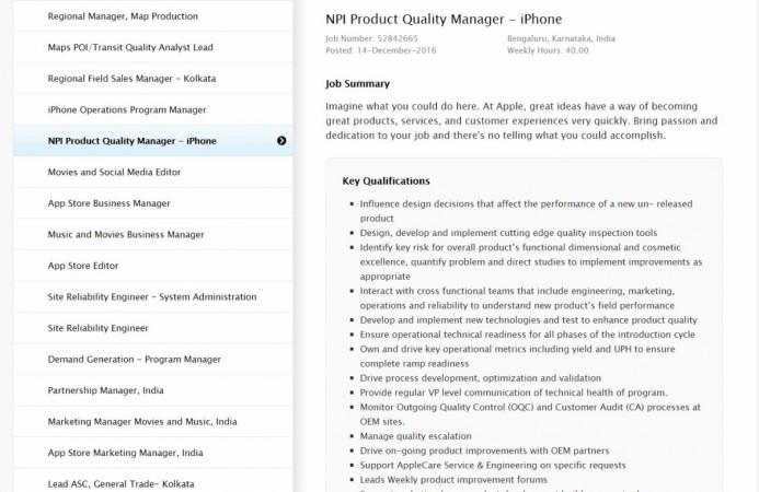 Make in India: Apple to commence assembling of iPhones in Bengaluru from second quarter of 2017 Apple iPhones, make in India, iPhones in India, Apple India job portal