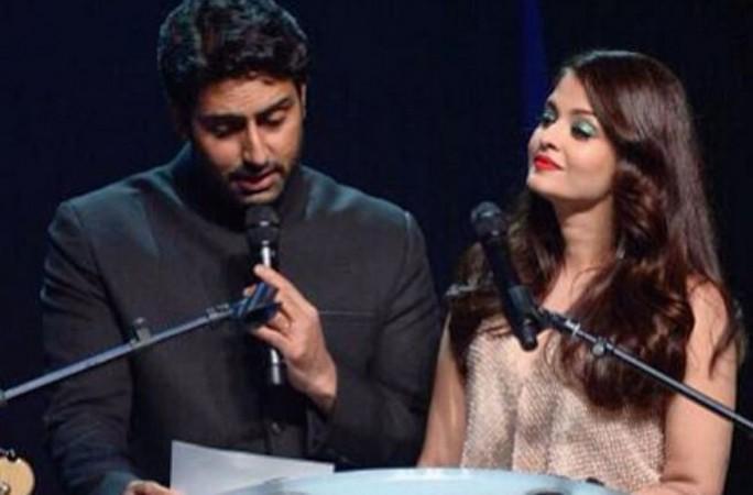 Abhishek Bachchan with wife Aishwarya Aishwarya Rai Bachchan, Abhishek Bachchan