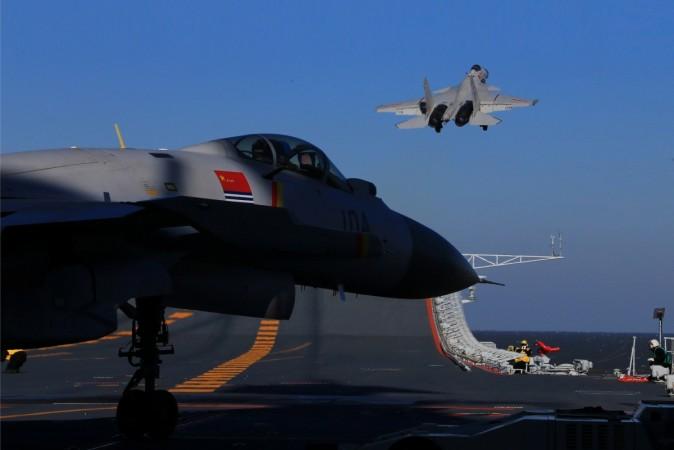 China conducted live-fire drill using Liaoning aircraft carrier. China's aircraft carrier group