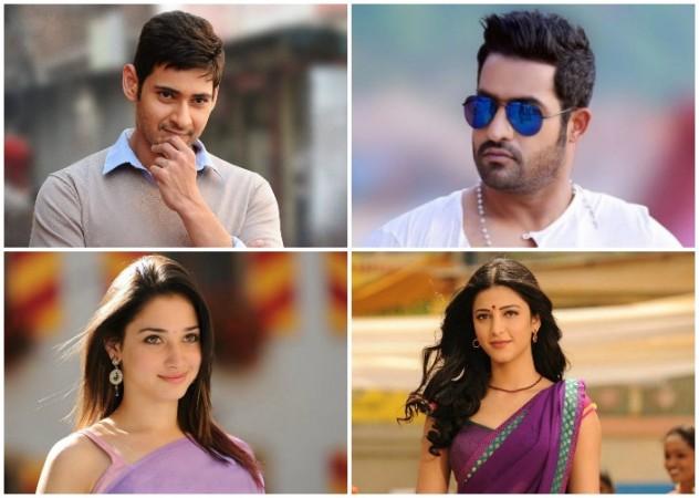Mahesh Babu, Junior NTR, Tamannaah Bhatia, Shruti Haasan Mahesh Babu, Junior NTR, Tamannaah Bhatia, Shruti Haasan