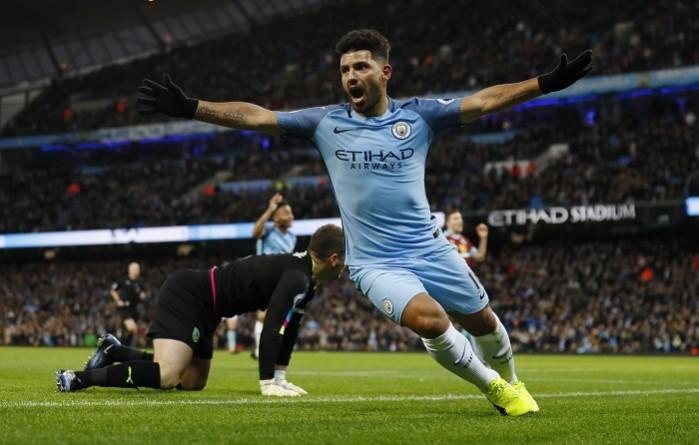 Sergio Aguero, Manchester City, results, Premier League, Burnley,