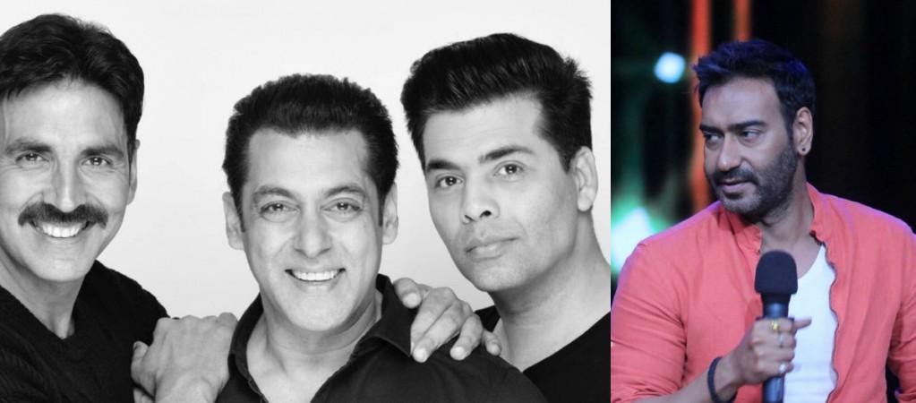 Akshay Kumar, Salman Khan, Karan Johar, Ajay Devgn Akshay Kumar, Salman Khan, Karan Johar, Ajay Devgn
