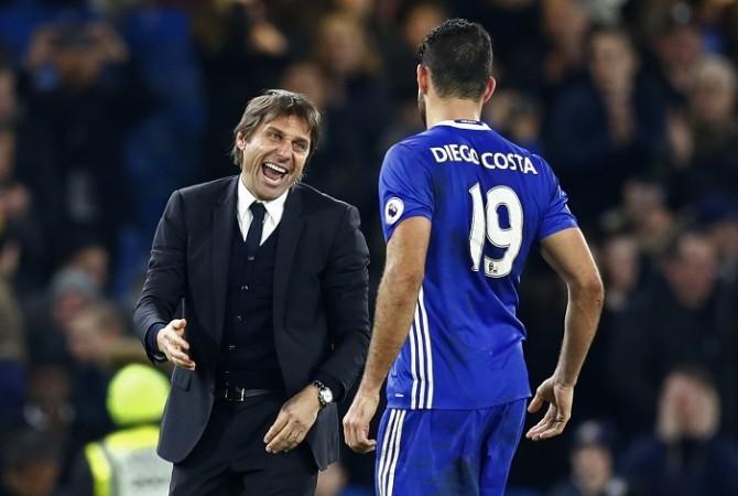 Antonio Conte, Diego Costa, Chelsea, Premier League, Tottenham