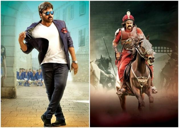 Khaidi No 150 and Gautamiputra Satakarni Chiranjeevi, Khaidi No 150, Nandamuri Balakrishna, Gautamiputra Satakarni