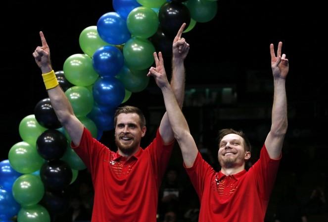 Vladimir Ivanov and Ivan Sozonov. Vladimir Ivanov, Ivan Sozonov, Awadhe Warriors, Delhi Acers, PBL, Awadhe Warriors vs Delhi Acers