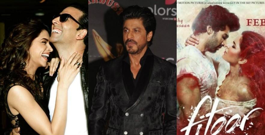 Bollywood celebrities Akshay Kumar, Katrina Kaif, Shah Rukh Khan, Aditya Roy Kapur, Katrina Kaif