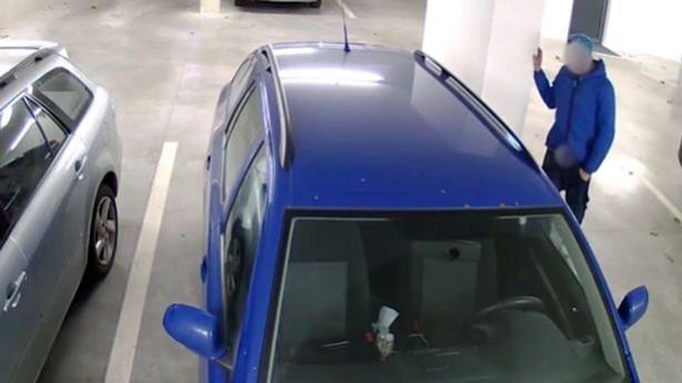 Caught on camera: Anonymous man allegedly spotted having sex with a car car sex, sex with car, Czech republic, car pervert