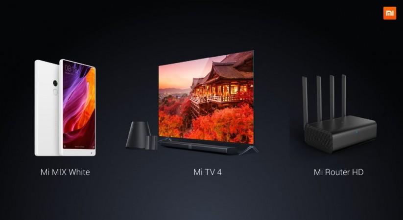 CES 2017: Xiaomi unveils ultra-slim smart Mi TV 4, white Mi Mix and more CES 2017, Xiaomi, Mi TV 4, Mi Mix, white, MI Router HD, MI CES 2017