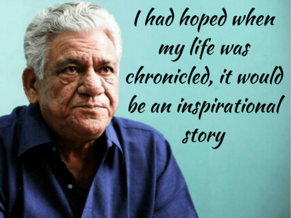 Veteran actor Om Puri Om Puri
