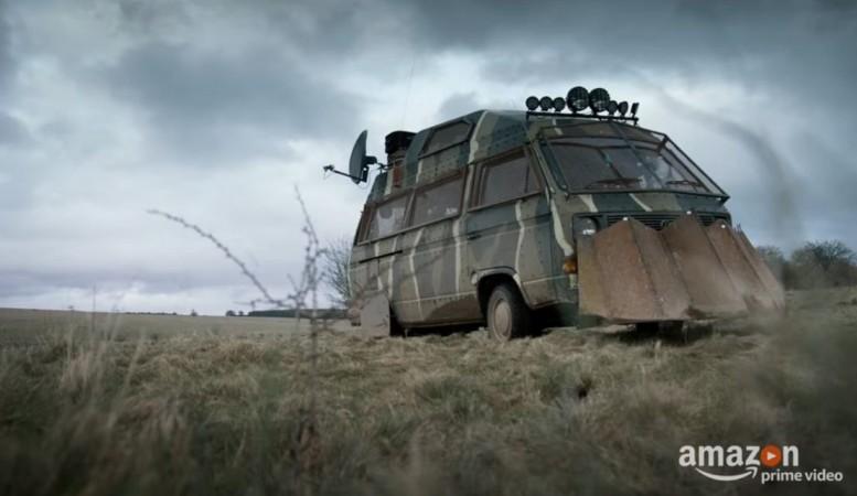 Richard Hammond's full armored van Richard Hammond's full armored van
