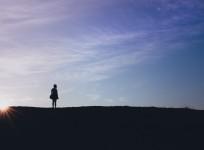 Woman alone
