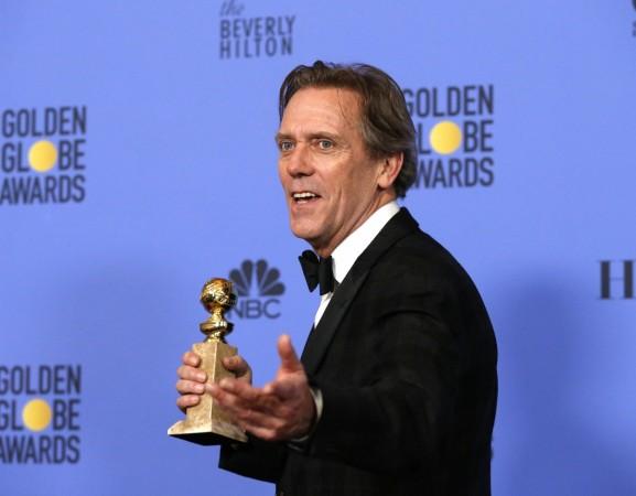 Hugh Laurie wins the Best Performance by an Actor in a Supporting Role in a Series, Limited Series or Motion Picture Made for Television for Golden Globe 2017