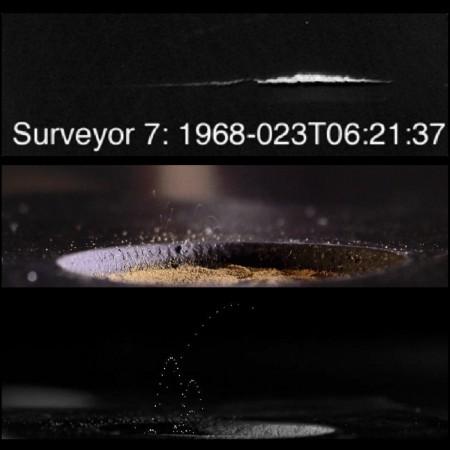 NASA spots lunar dust particles on moon. Dust on Moon's Lunar surface