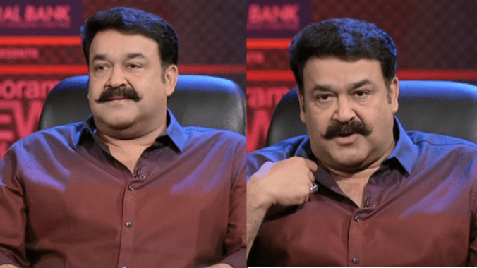 Mohanlal attends Newsmakers 2016 chat show Mohanlal, Pulimurugan, Newsmaker 2016