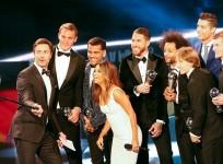FIFpro World XI, Manuel Neuer, Dani Alves, Sergio Ramos, Marcelo, Cristiano Ronaldo, Toni Kroos